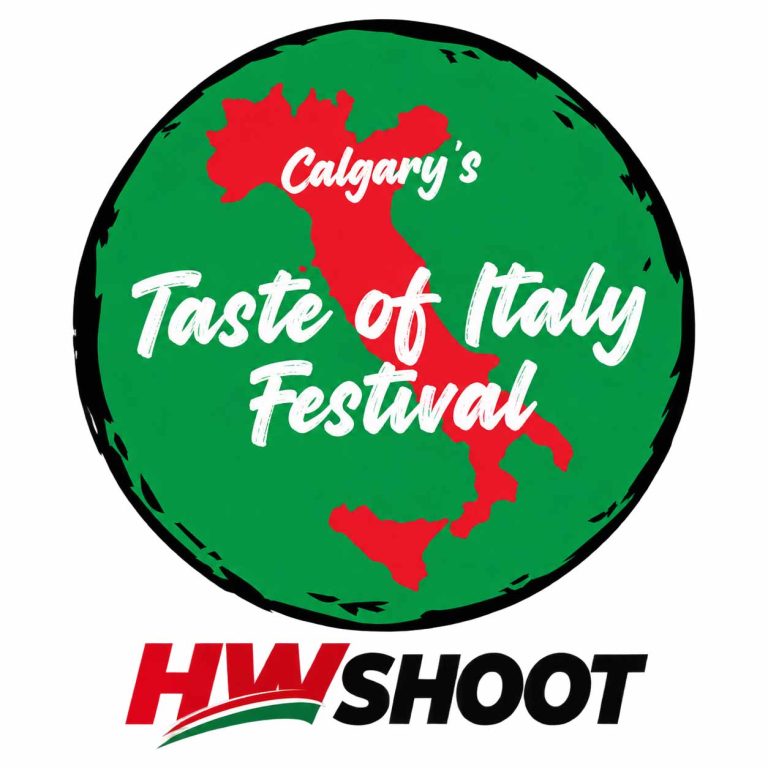 Calgary Taste of Italy Festival logo with HWSHOOT